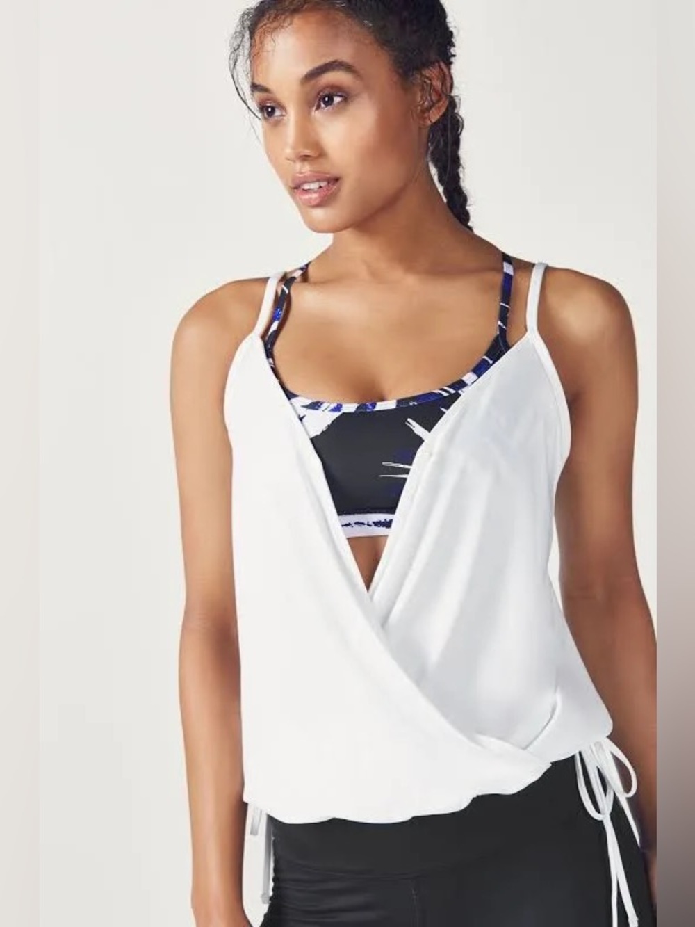 🔥Fabletics White Activewear Top